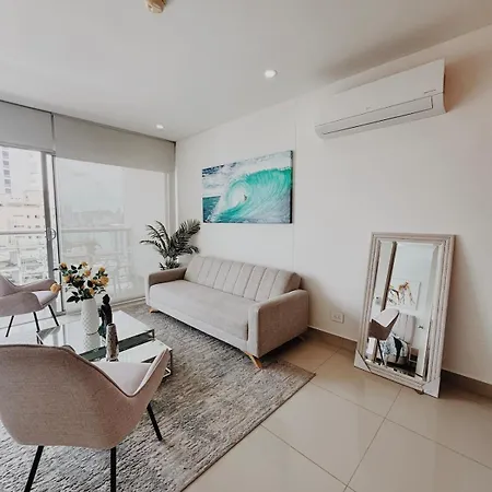 Apartamento In Bocagrande With A Beautiful View Cartagena